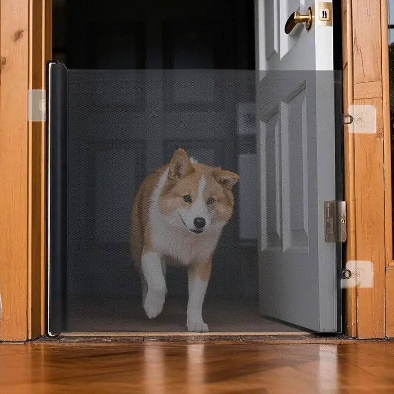Retractable No Drilling Pet Gate
