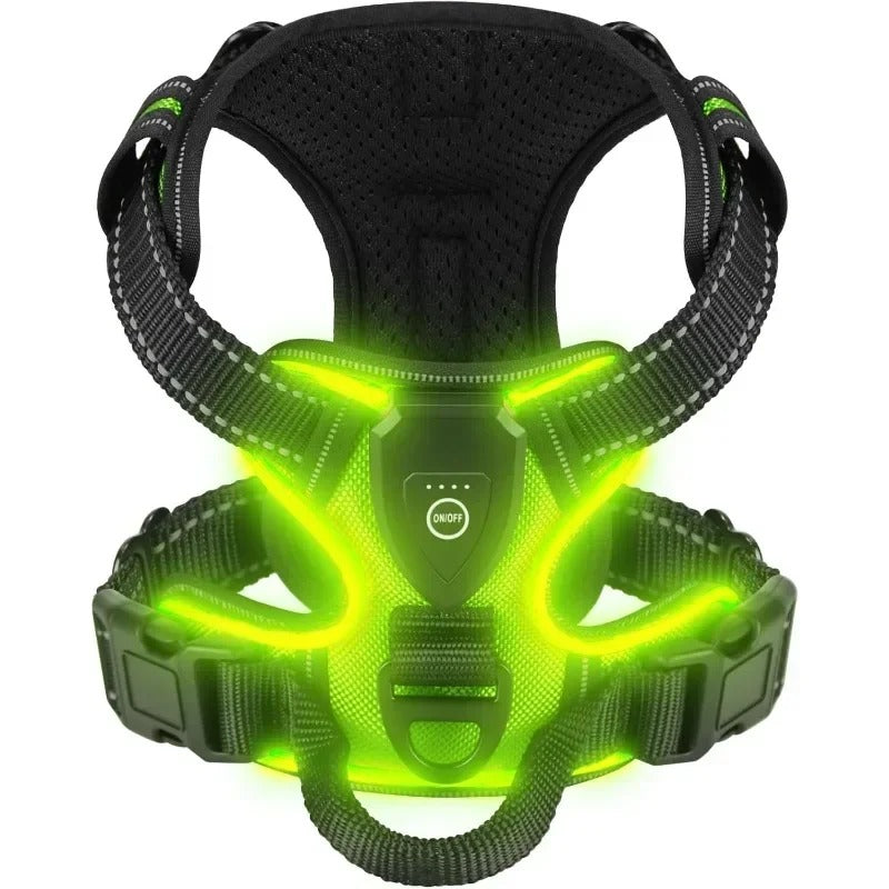 Glow In The Dark Dog Harness