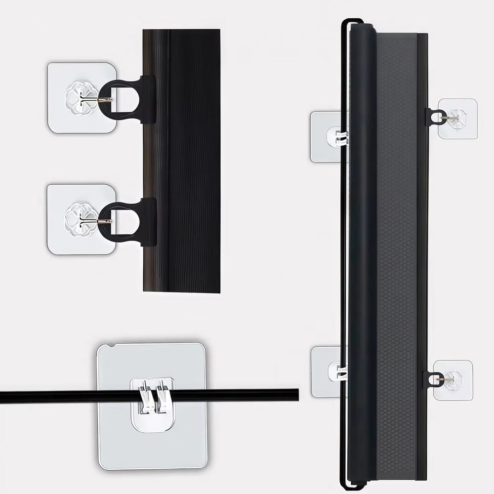 Retractable No Drilling Pet Gate