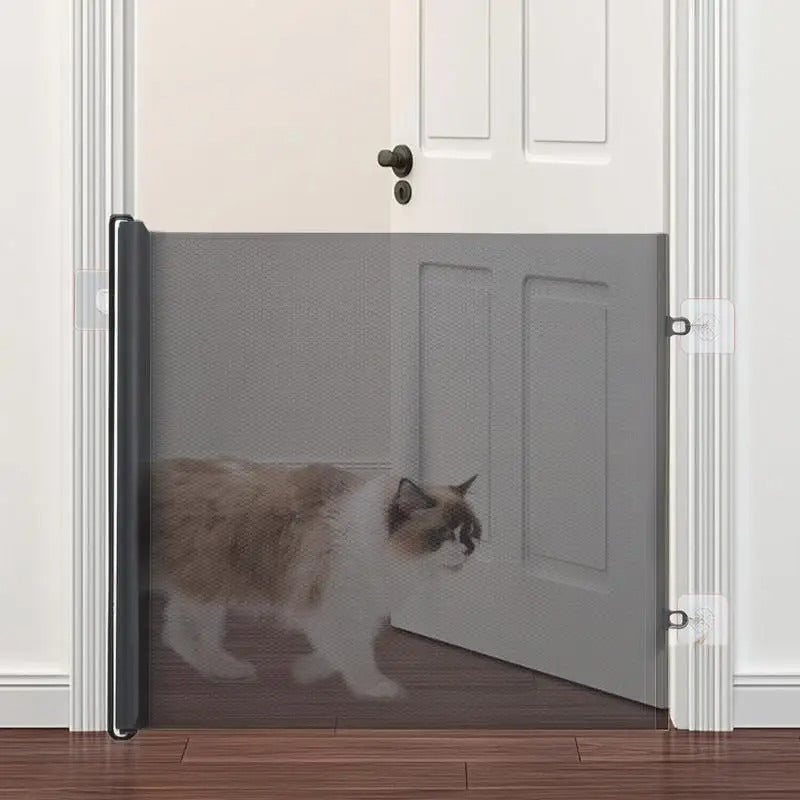 Retractable No Drilling Pet Gate
