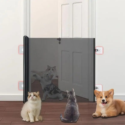 Retractable No Drilling Pet Gate
