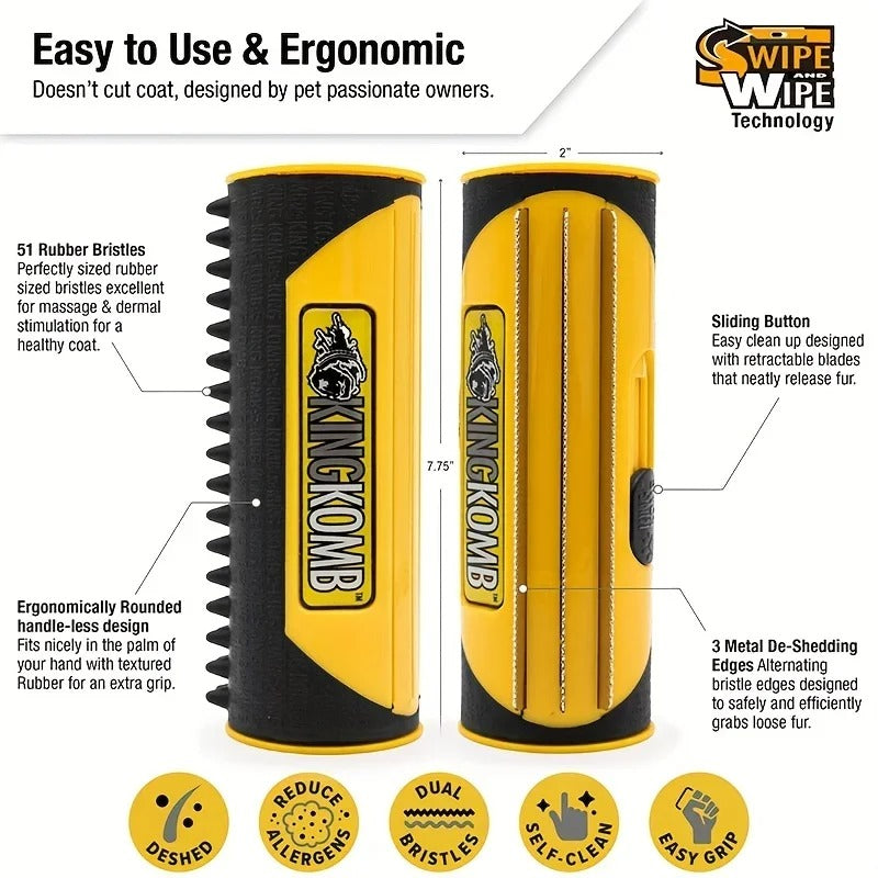 2 In 1 Pet Hair Brush