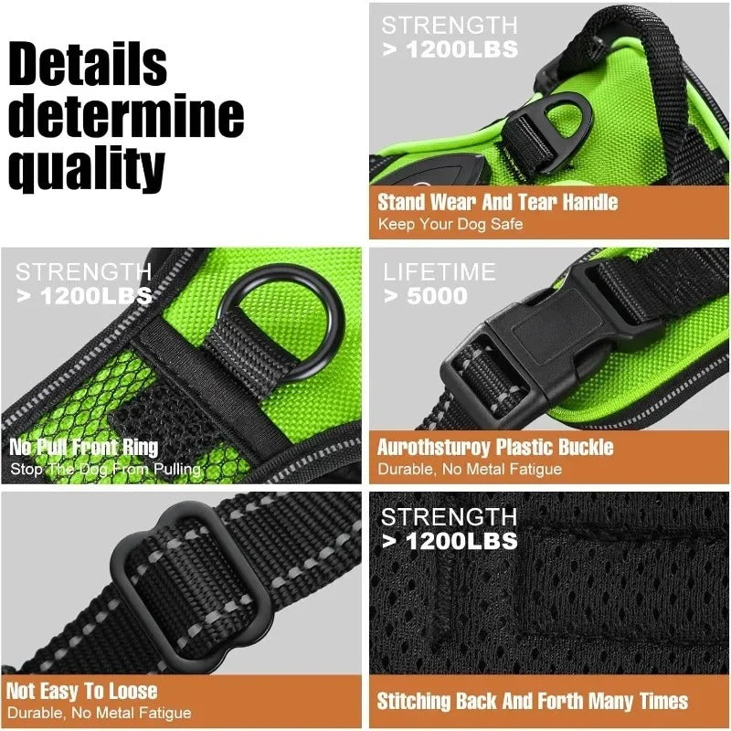 Glow In The Dark Dog Harness