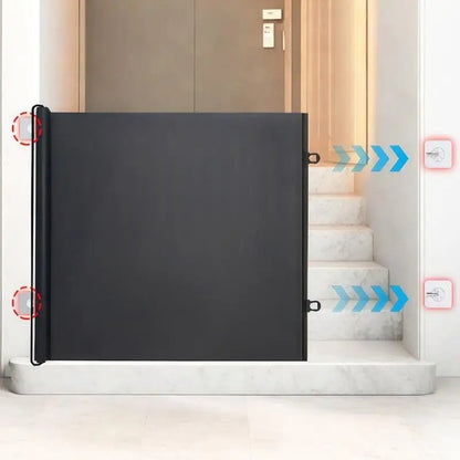 Retractable No Drilling Pet Gate
